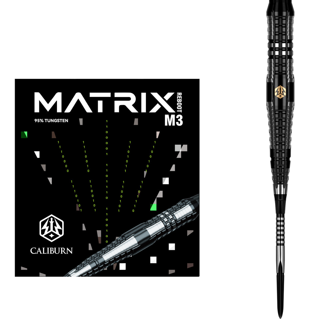 Caliburn Matrix:Reboot Darts - Stahlspitze - 95% Tungsten - M3
