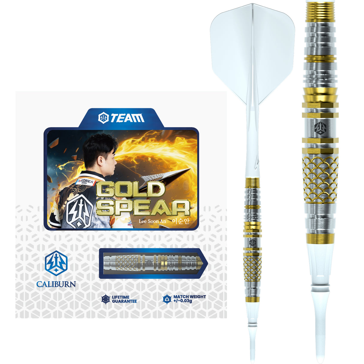 Caliburn Player Darts - Welche Spitze - 90% Wolfram - Gold Spear