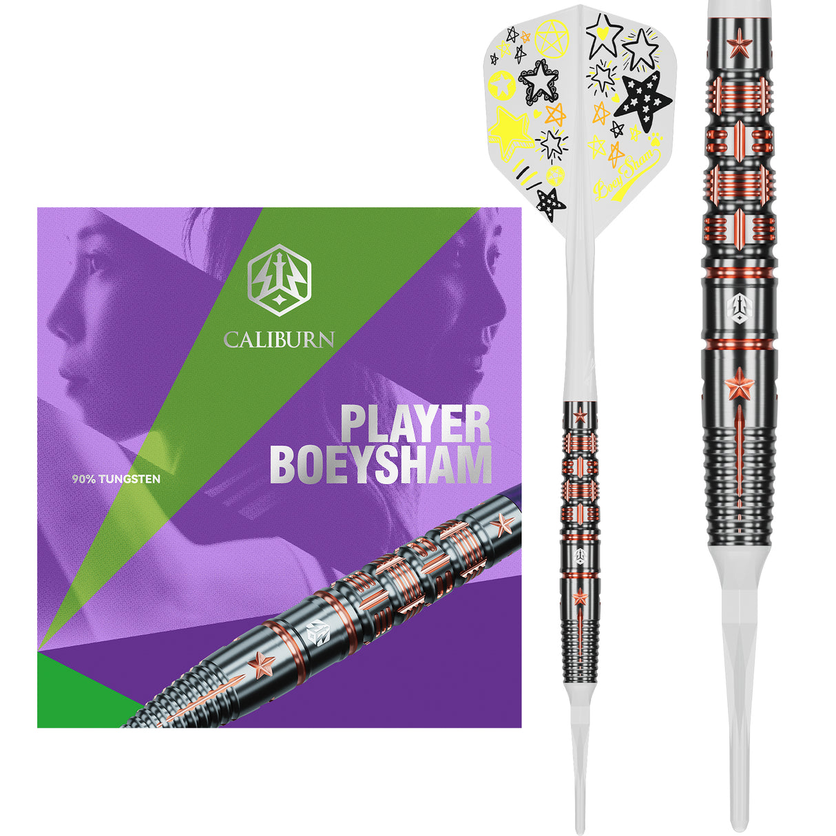 Caliburn Players Darts - Welche Spitze - 90% Tungsten - Boeysham