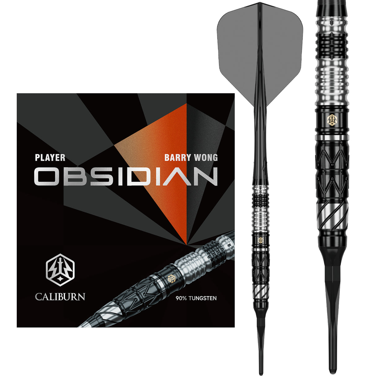 Caliburn Players Darts - Welche Spitze - 90% Tungsten - Obsidian: Barry Wong