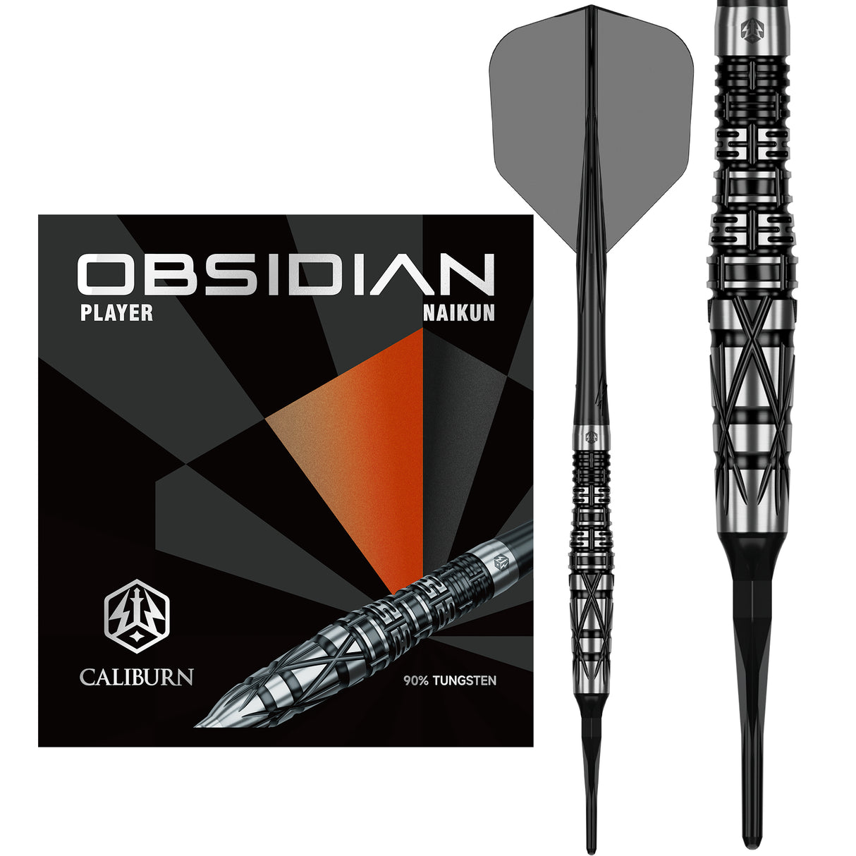 Caliburn Players Darts - Welche Spitze - 90% Tungsten - Obsidian: Naikun