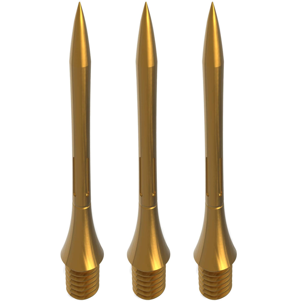 Caliburn Bamboo Smooth Conversion Points - Screw In - Soft Tip to Steel Tip - Gold