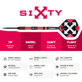 BULL'S Sixty Darts - Stahlspitze - 90% Tungsten - S1
