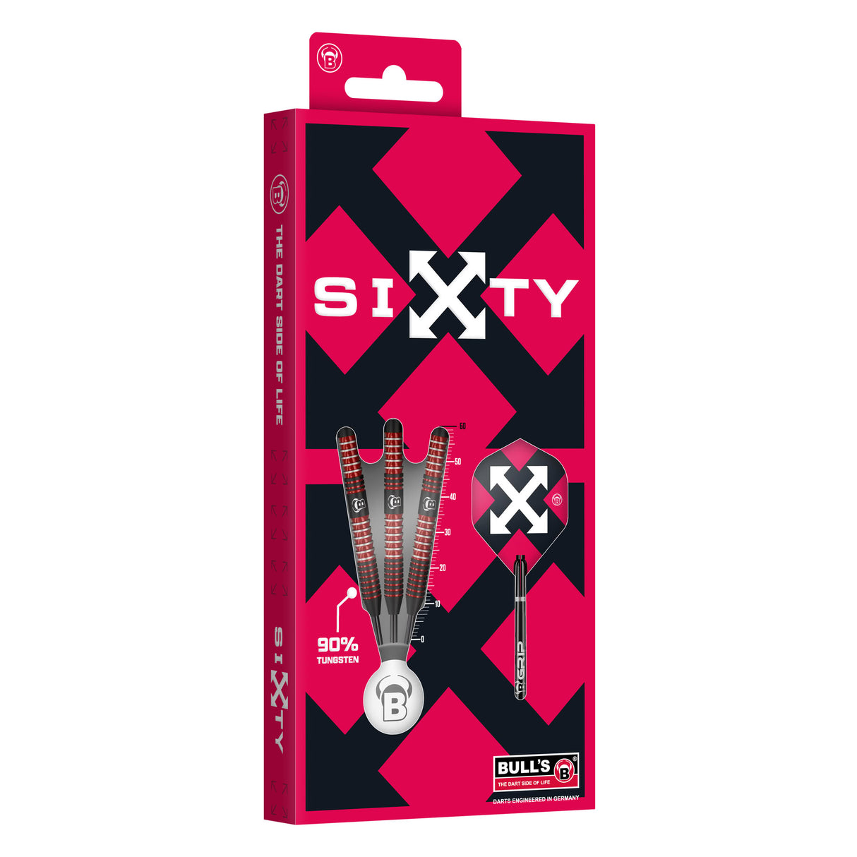 BULL'S Sixty Darts - Stahlspitze - 90% Tungsten - S1