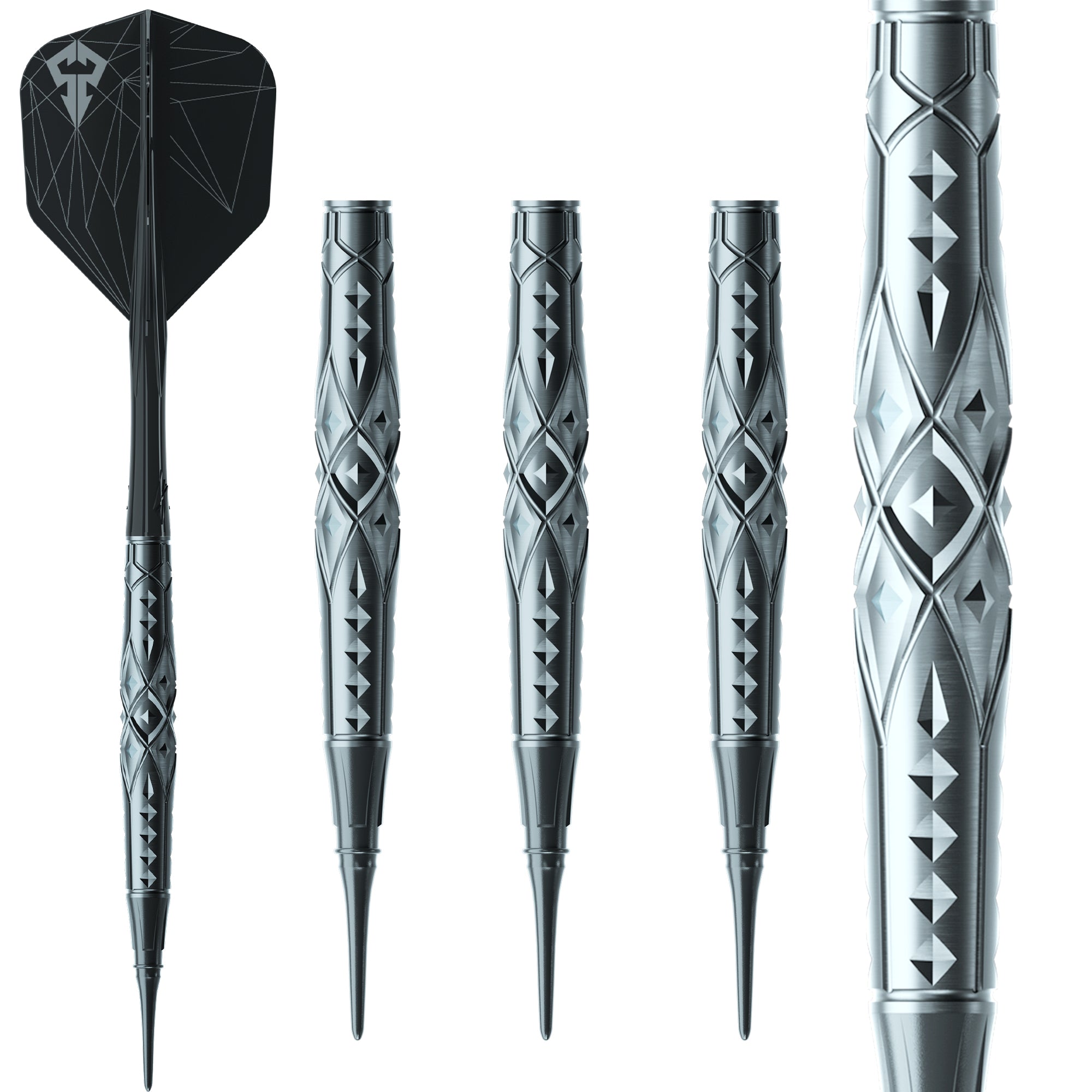 新品未使用　Caliburn STARSHIPS Brynhild ソフトダーツ Caliburn Starships Darts - Welche Spitze - 95% Wolfram - Brynhild