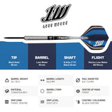 BULL'S Leon Weber Darts - Stahlspitze - 90% Tungsten