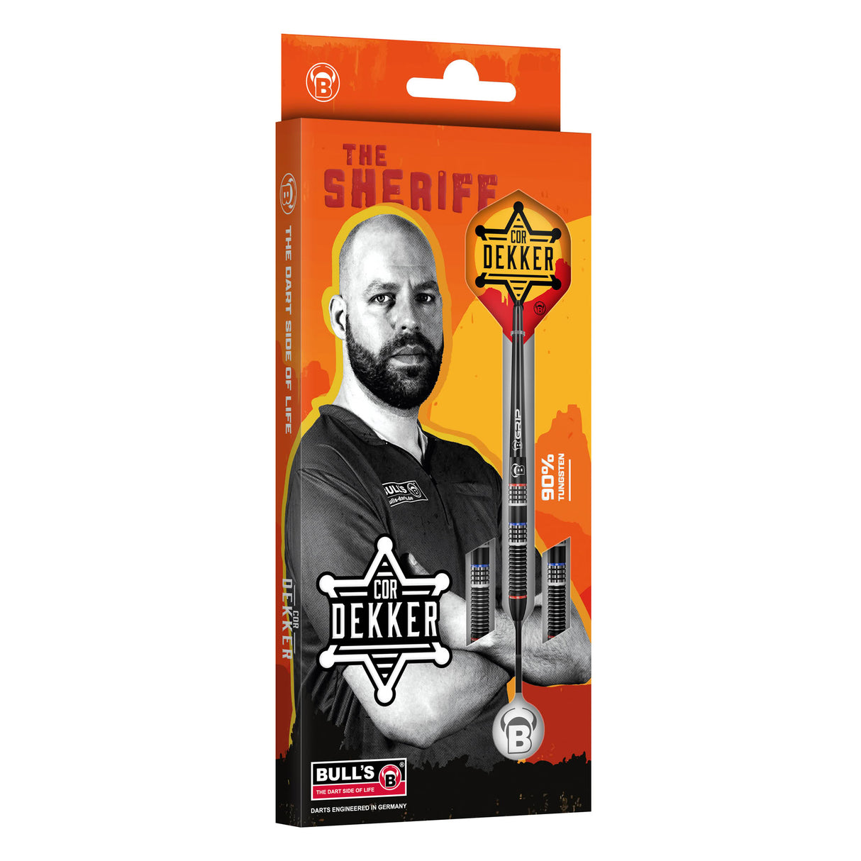 BULL'S Cor Dekker Darts - Stahlspitze - 90% Tungsten
