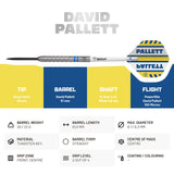 BULL'S David Pallett Darts - Stahlspitze - 90% Tungsten