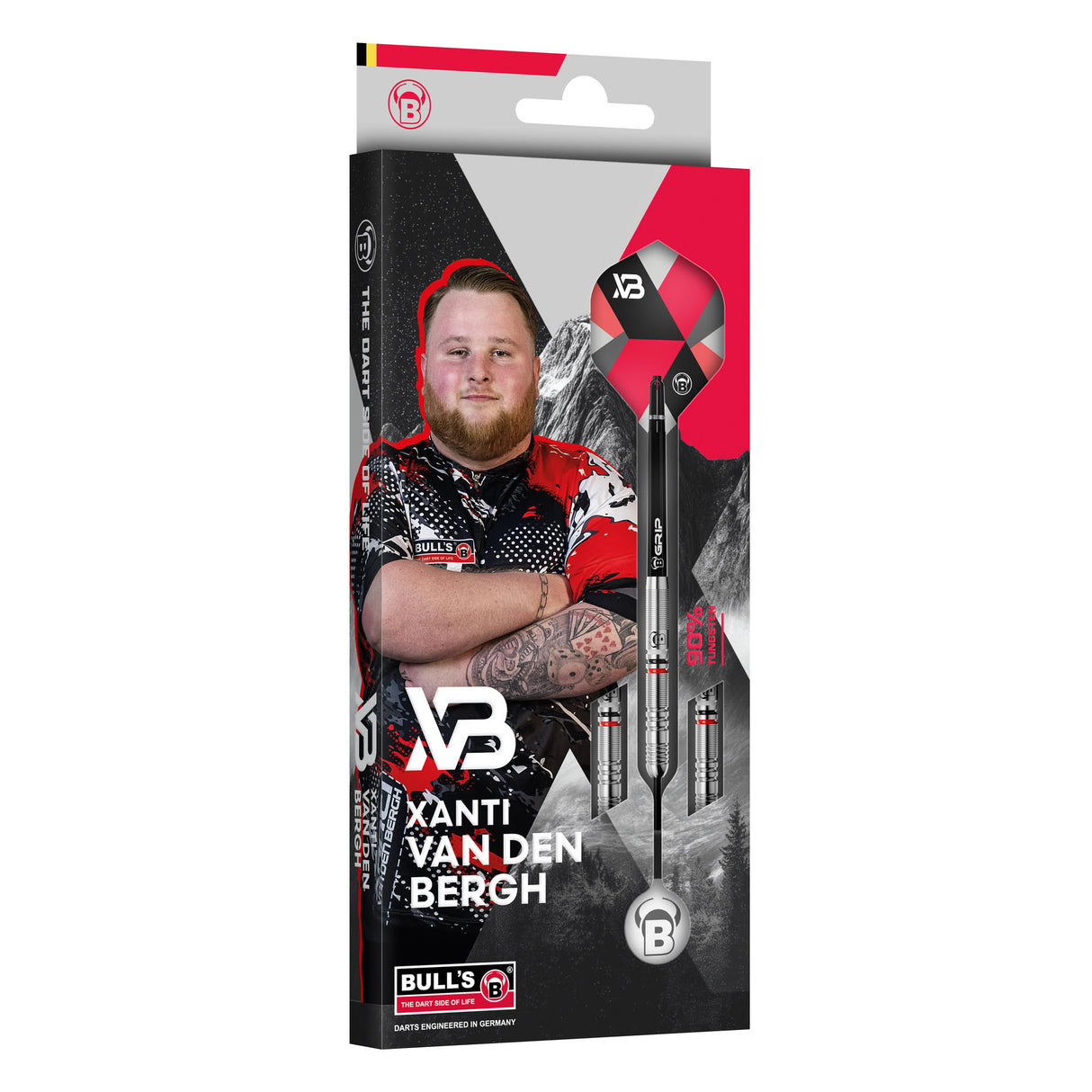 BULL'S Xanti van den Bergh Darts - Stahlspitze Darts - 90% Tungsten