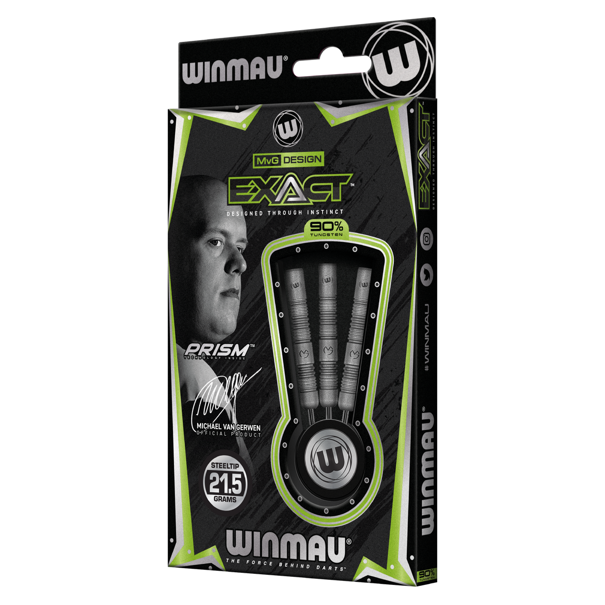 Winmau Michael van Gerwen Darts - Stahlspitze - 90% Tungsten - Exact