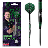 BULL'S Brian Raman Darts - Stahlspitze - 90% Tungsten - G2