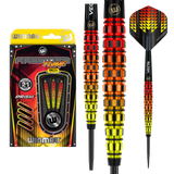 Winmau Firestorm Darts - Stahlspitze - 90% Tungsten - Flame 2