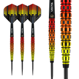 Winmau Firestorm Darts - Stahlspitze - 90% Tungsten - Flame 2