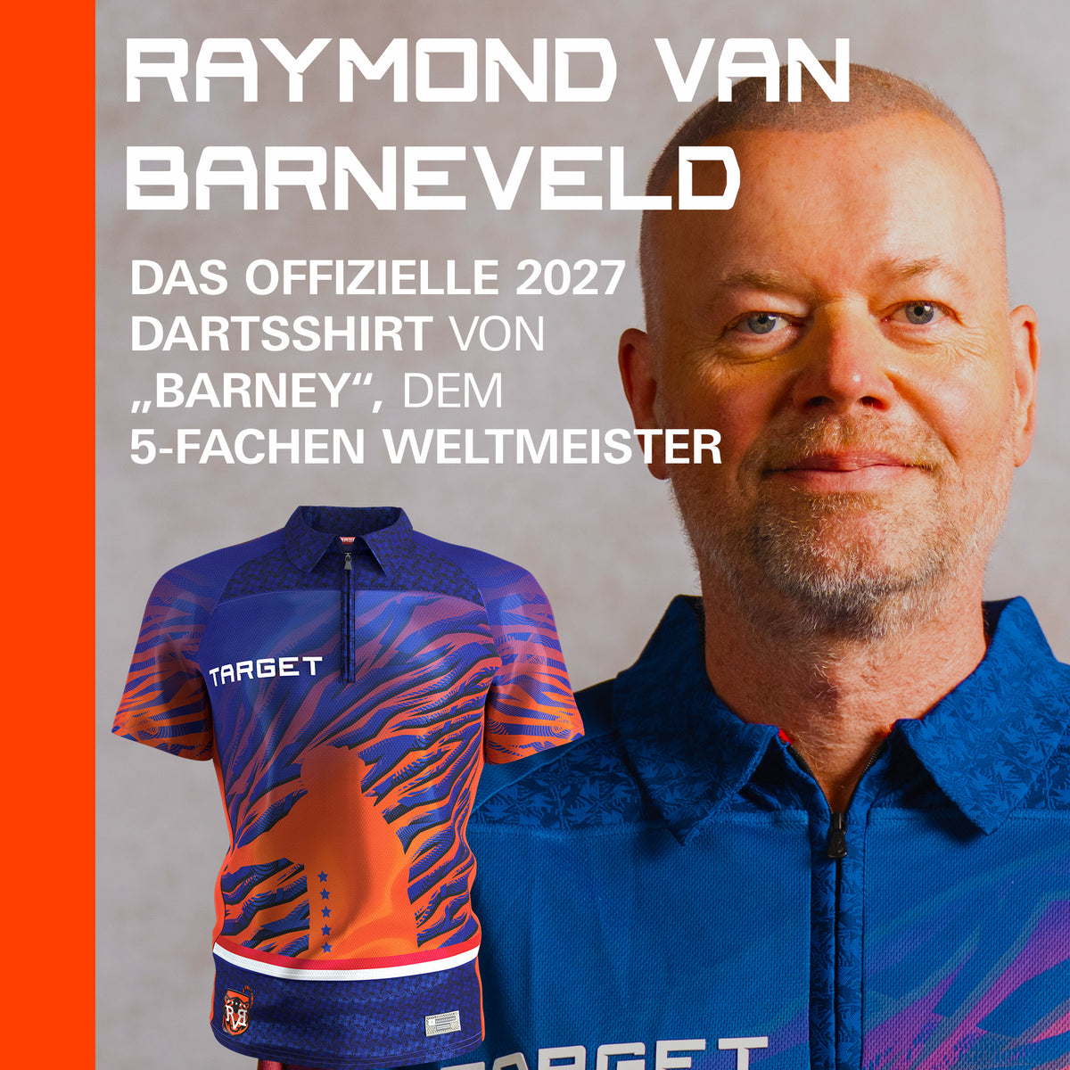 Target Spieler Darts Shirt - Raymond van Barneveld 2027