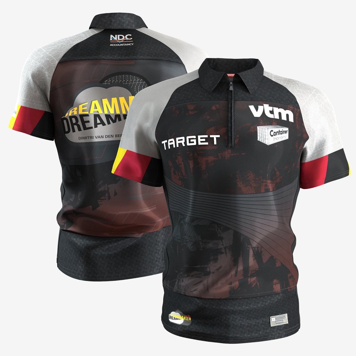 Target Spieler Darts Shirt - Dimitri van den Bergh 2027