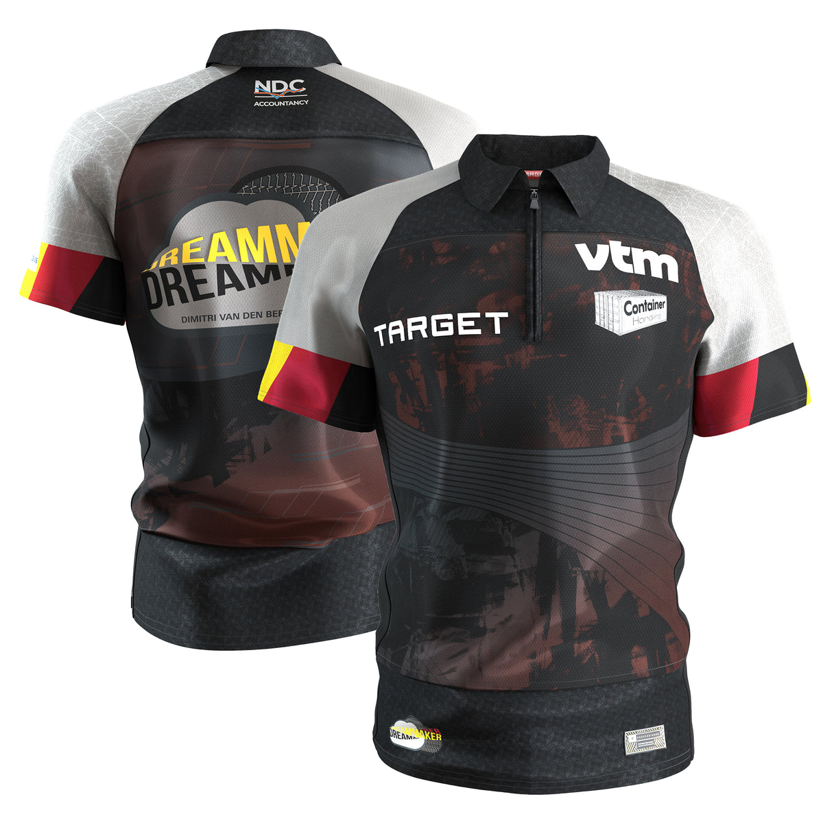Target Spieler Darts Shirt - Dimitri van den Bergh 2027