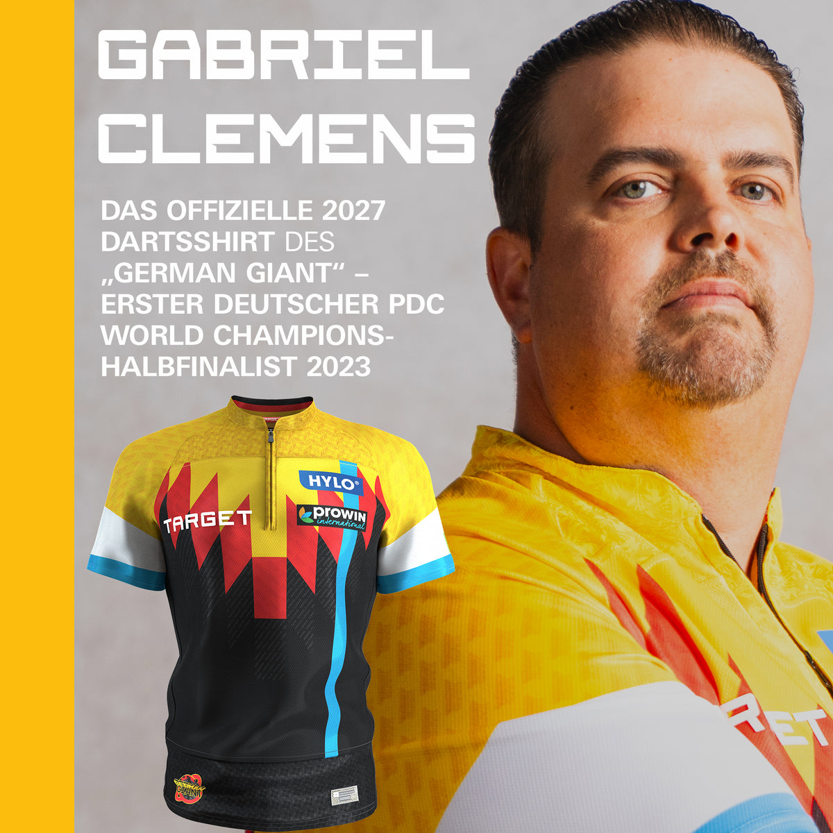 Target Spieler Darts Shirt - Gabriel Clemens 2027