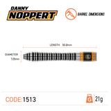 Winmau Danny Noppert Darts - Stahlspitze - 90% Tungsten - 2.0