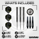 Winmau Michael van Gerwen Darts - Stahlspitze - 90% Tungsten - Signature
