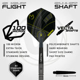 Winmau Michael van Gerwen Darts - Stahlspitze - 90% Tungsten - Signature