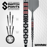 Winmau Fornax Switch Darts - Stahlspitze - 90% Tungsten - Verjüngt