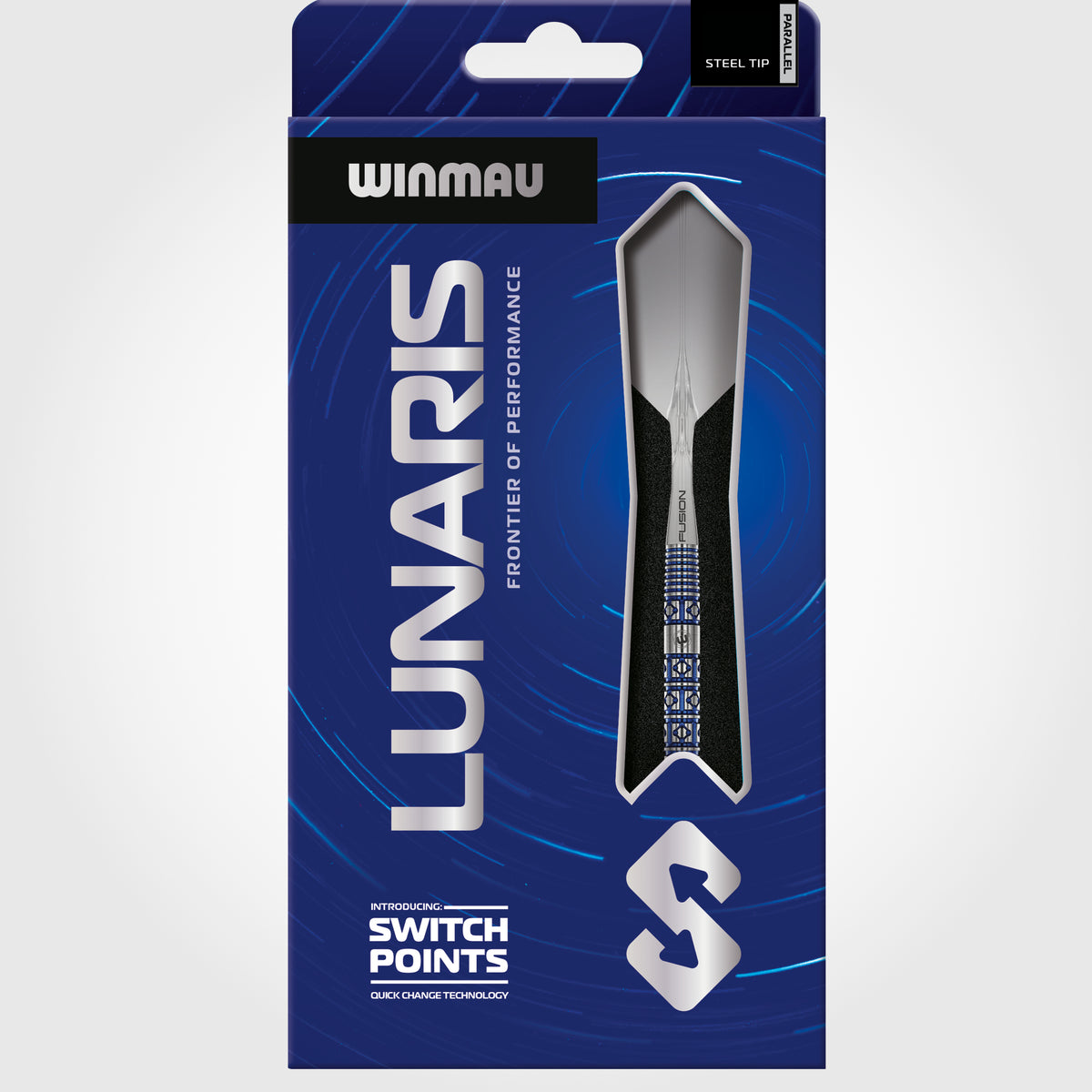 Winmau Lunaris Switch Darts - Stahlspitze - 90% Tungsten - Parallel