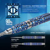 Winmau Lunaris Switch Darts - Stahlspitze - 90% Tungsten - Parallel