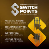 Winmau Exion Switch Darts - Stahlspitze - 90% Tungsten - Parallel