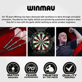 Winmau Fornax Switch Darts - Stahlspitze - 90% Tungsten - Torpedo