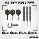 Winmau Michael van Gerwen Switch Darts - Stahlspitze - 90% Tungsten - Signature