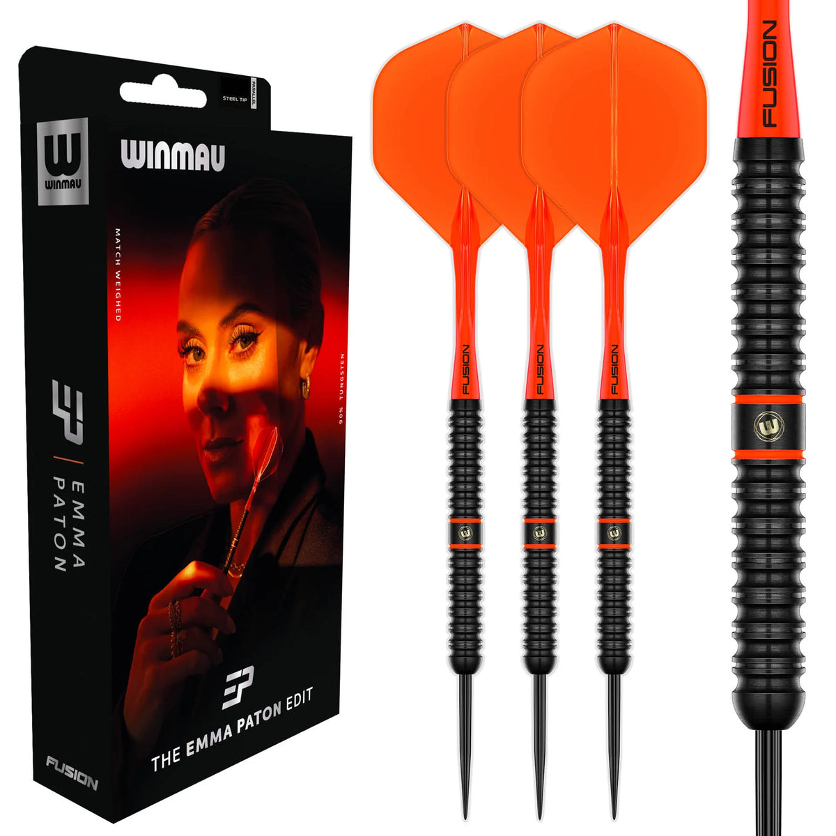 Winmau Emma Paton Darts - Stahlspitze - 90% Tungsten - 23g