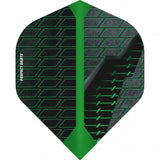 *Perfect Darts Flights - Extra Strong - No2 - Std - Black Grenade - Black & Green
