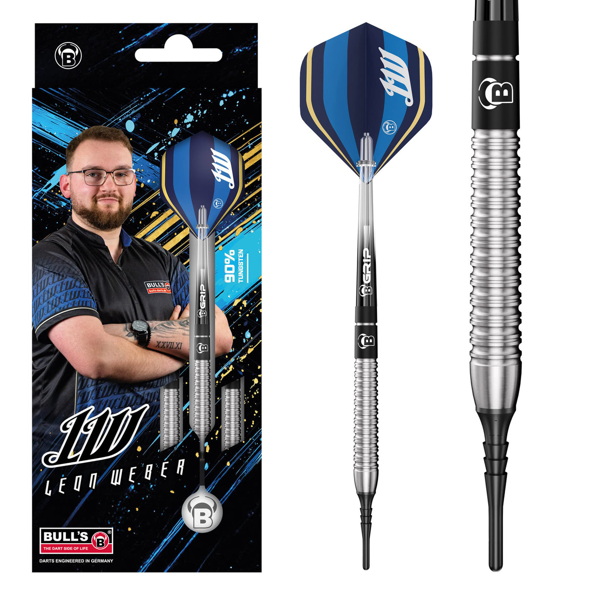 BULL'S Leon Weber Darts - Welche Spitze - 90% Tungsten