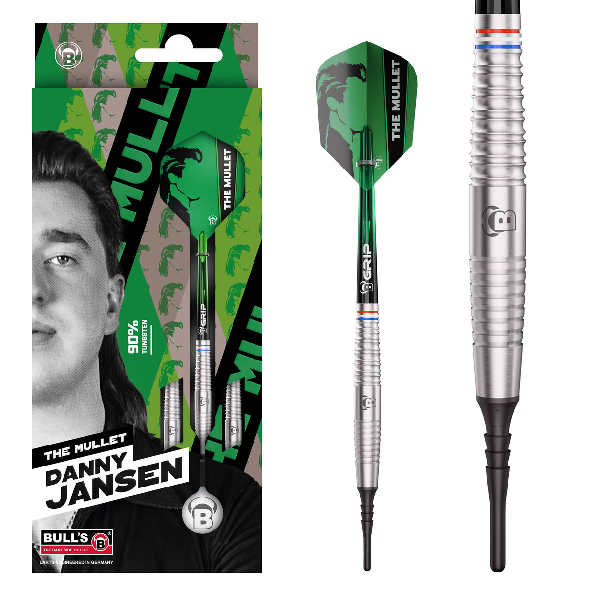 BULL'S Danny Jansen Darts - Welche Spitze - 90% Tungsten - G2