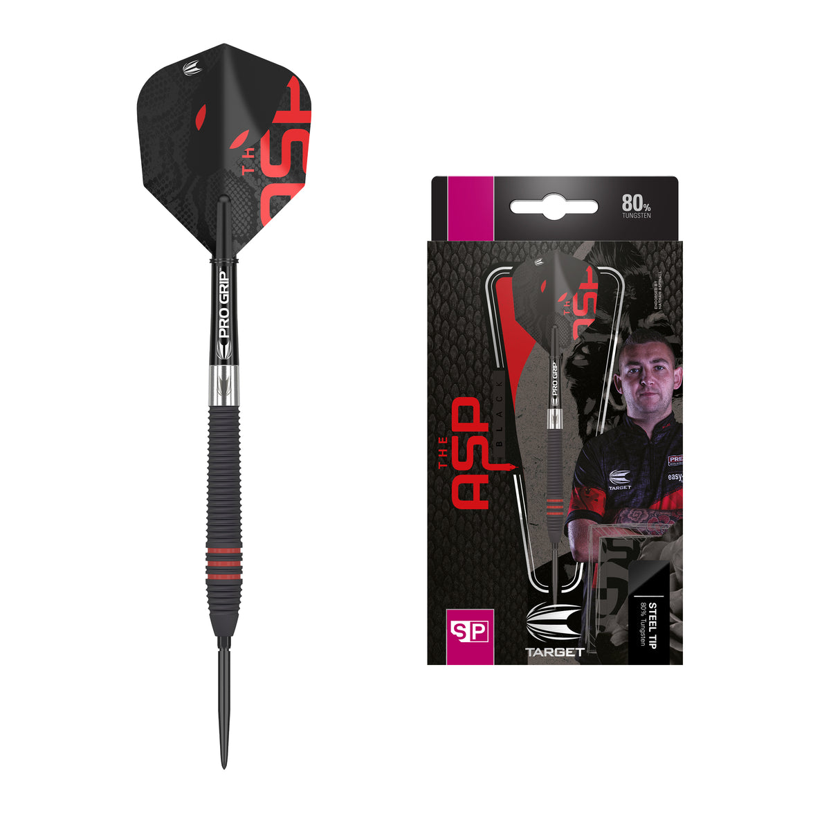 Target Nathan Aspinall Darts - Stahlspitze - 80% Tungsten