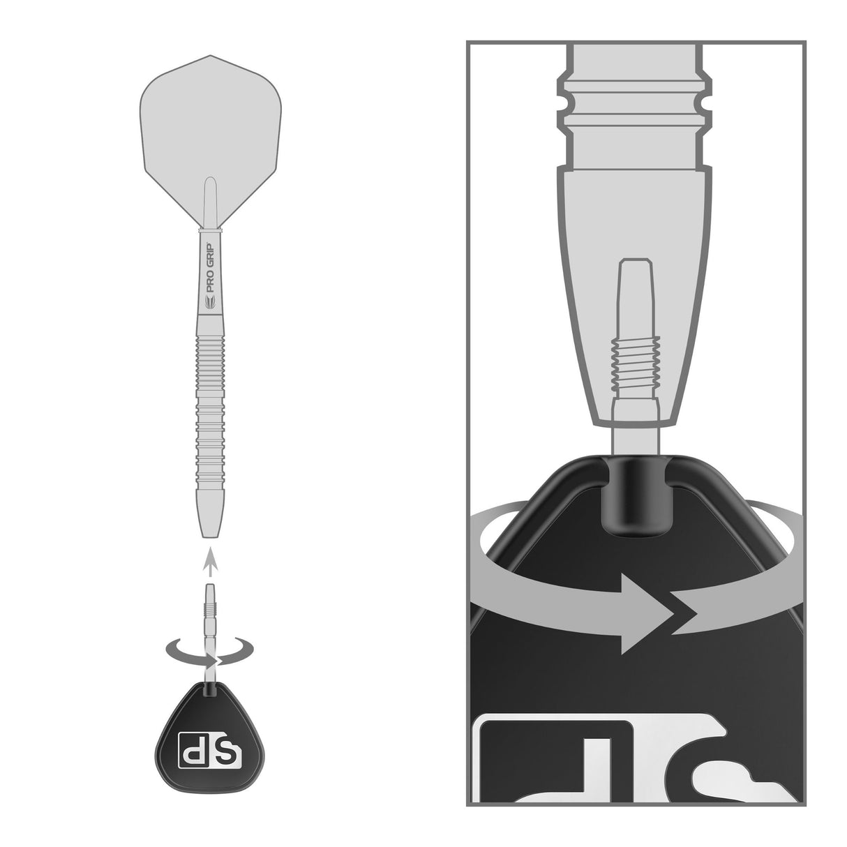Target Nathan Aspinall Darts - Stahlspitze - 80% Tungsten