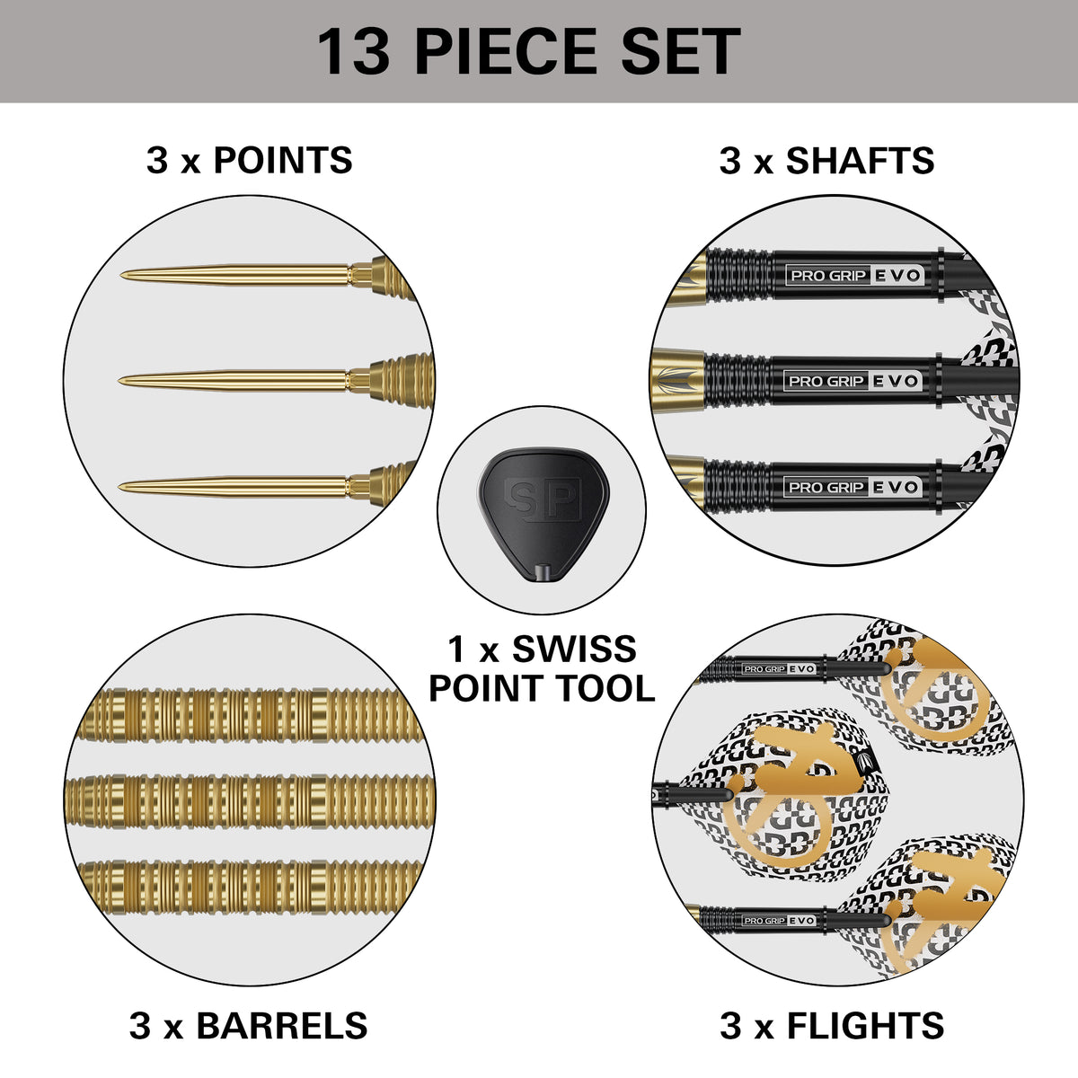 Target Bolide Envy Darts - Stahlspitze - 90% Tungsten - 01
