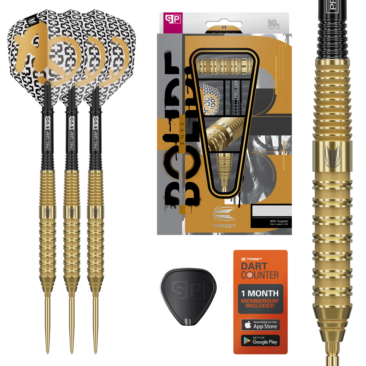 Target Bolide Envy Darts - Stahlspitze - 90% Tungsten - 02