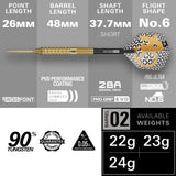 Target Bolide Envy Darts - Stahlspitze - 90% Tungsten - 02