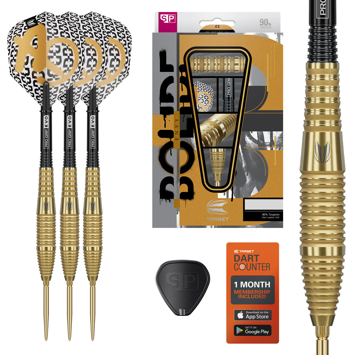 Target Bolide Envy Darts - Stahlspitze - 90% Tungsten - 05