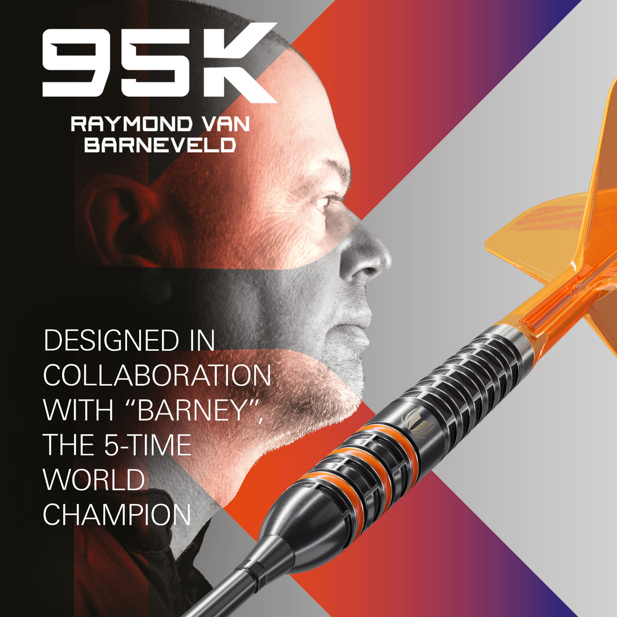 Target Raymond van Barneveld Darts - Stahlspitze - 95% Tungsten - 95K