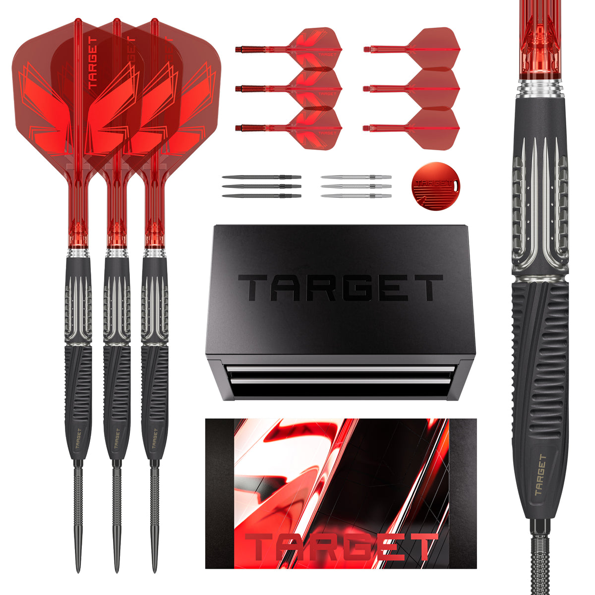 Target Shift Darts - Stahlspitze - 90% Tungsten