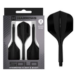 Harrows Solo 2 Dart Flights - Formgepresster Schaft & Flight