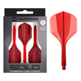 Harrows Solo 2 Dart Flights - Formgepresster Schaft & Flight