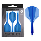 Harrows Solo 2 Dart Flights - Formgepresster Schaft & Flight