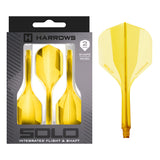 Harrows Solo 2 Dart Flights - Formgepresster Schaft & Flight