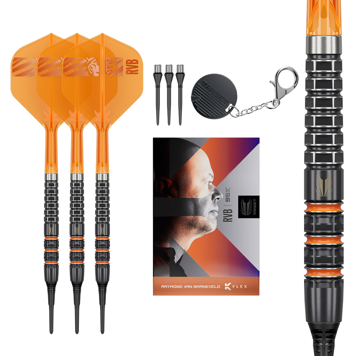 Target Raymond van Barneveld Darts - Welche Spitze - 95% Tungsten - 95K