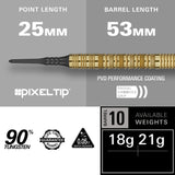 Target Bolide Envy Darts - Welche Spitze - 90% Tungsten - 10