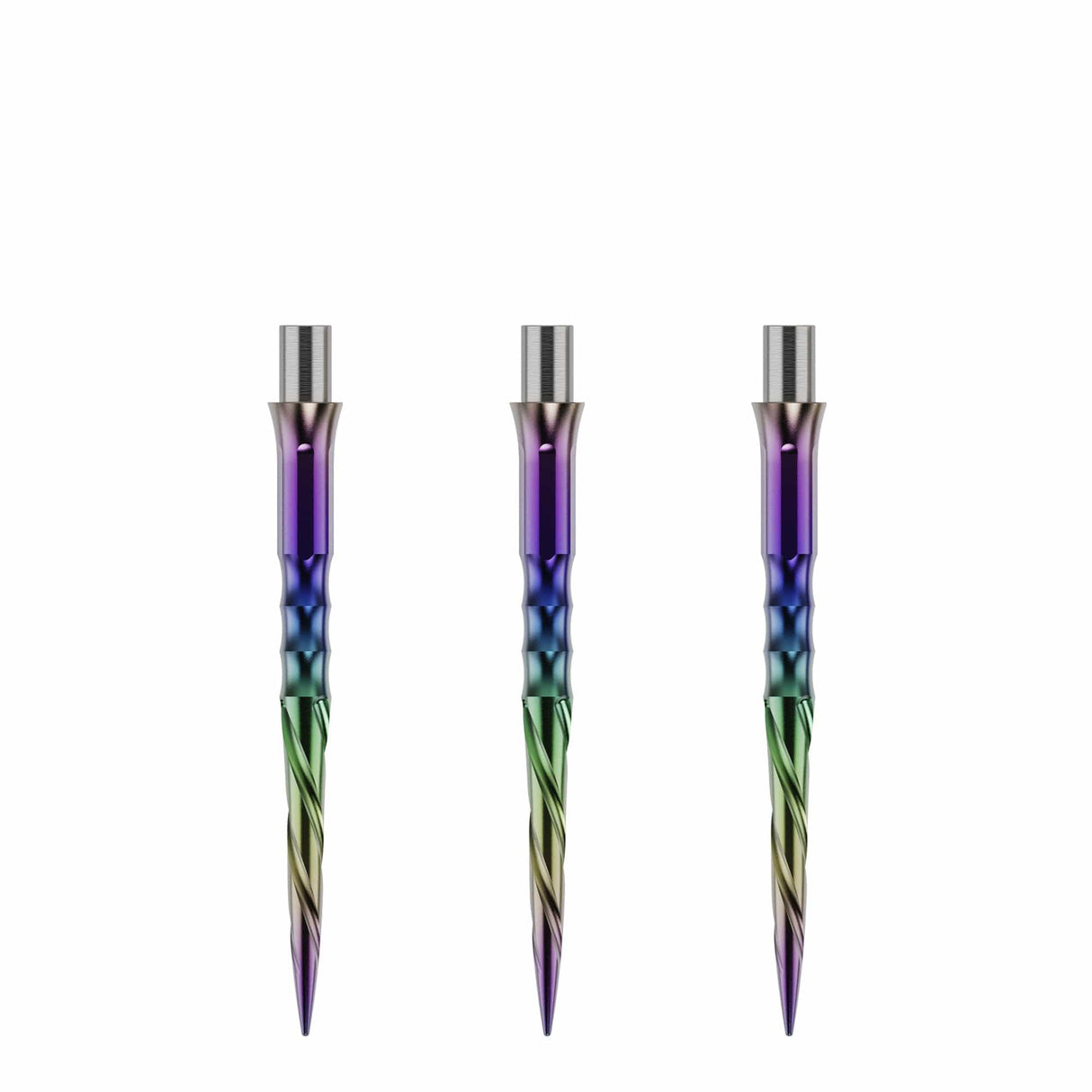 Caliburn Evo Dart Points - Spiro - No Lip - Rainbow