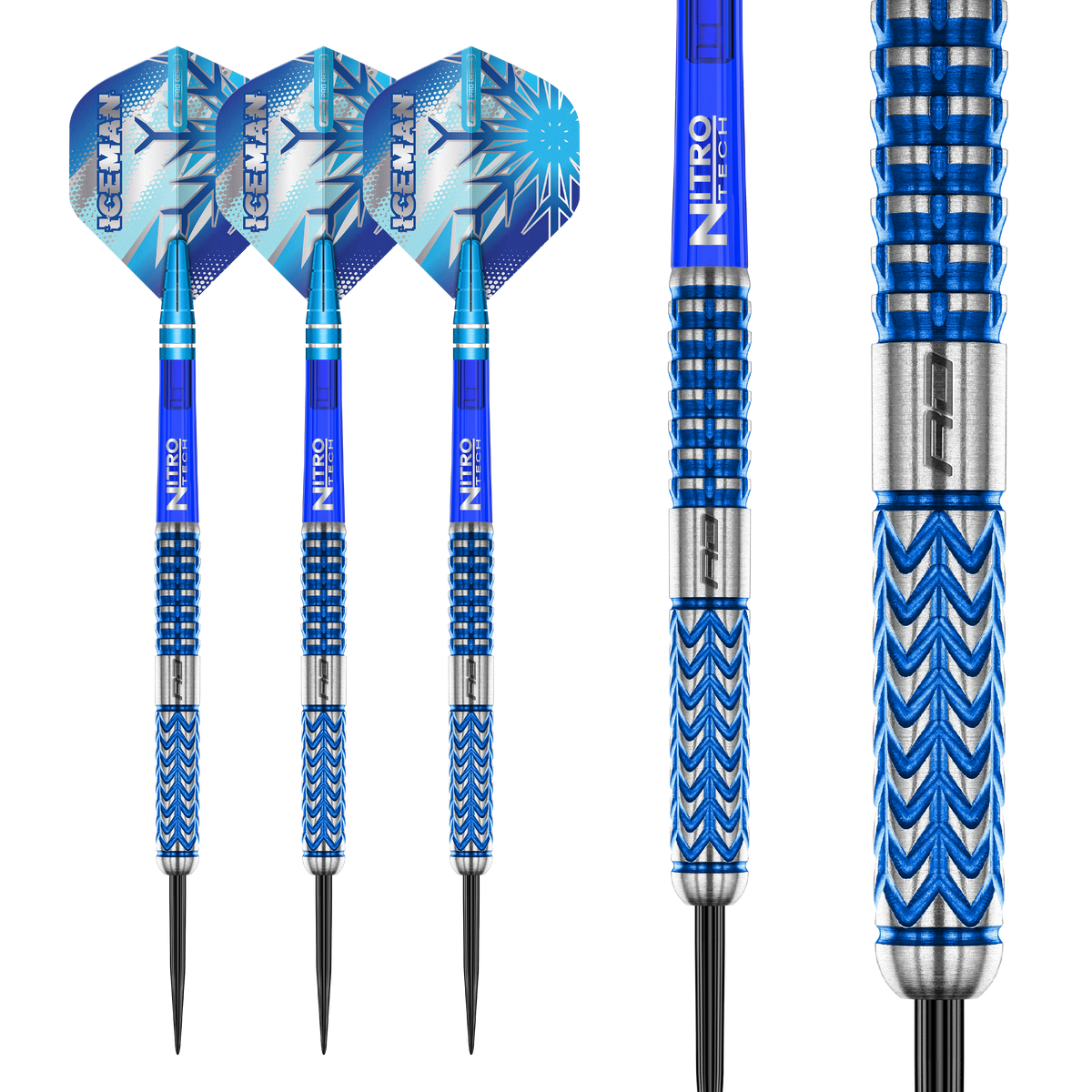 Red Dragon Gerwyn Price Darts - Stahlspitze - 90% Tungsten - Gletscher